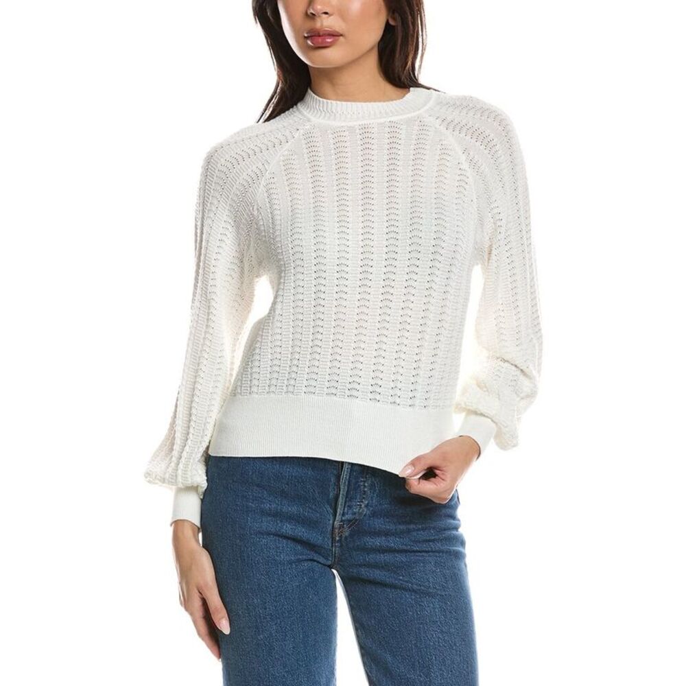 Wispr Womens Stitch Raglan T-Shirt, Ivory